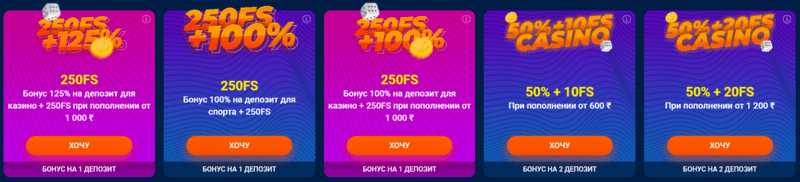  Бонусы и акции на сайте Мостбет